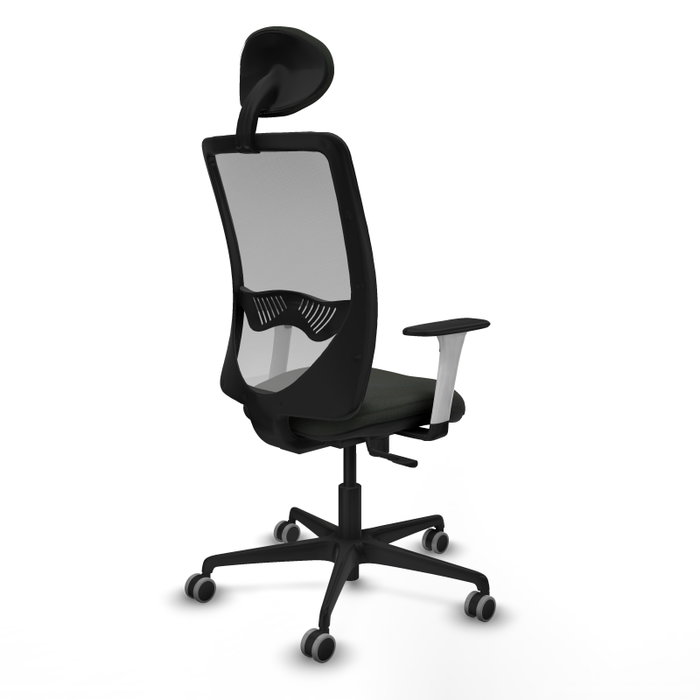 PIQUERAS Y CRESPO Silla de oficina Zulema con mecanismo Sincro, Gris y Negro PIQUERAS Y CRESPO Silla de oficina Zulema con mecanismo Sincro, Gris y Negro