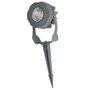 Foco LED con Pincho Jardín 10W IP65 2700K Gris
