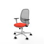 PIQUERAS Y CRESPO Silla de oficina Cilanco con mecanismo Sincro/Traslack Naranja y Gris