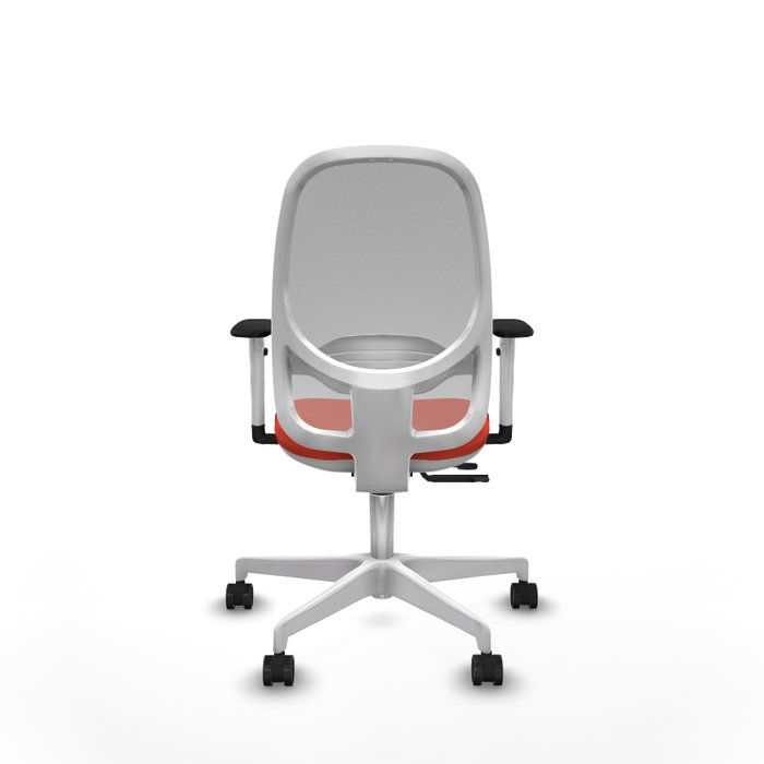 PIQUERAS Y CRESPO Silla de oficina Cilanco con mecanismo Sincro/Traslack Naranja y Gris