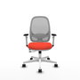 PIQUERAS Y CRESPO Silla de oficina Cilanco con mecanismo Sincro/Traslack Naranja y Gris
