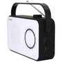Aiwa Radio Portátil R-190BW Blanco AM/FM Altavoz 3, Aux In, ASA, Antena Telescópica