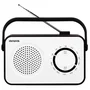 Aiwa Radio Portátil R-190BW Blanco AM/FM Altavoz 3, Aux In, ASA, Antena Telescópica