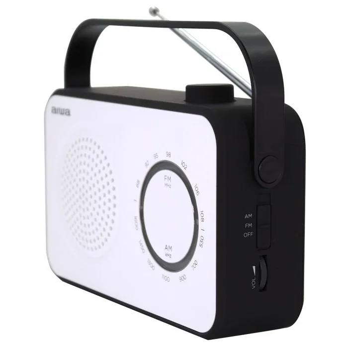 Aiwa R-190BW Radio Portátil Analógica Blanca