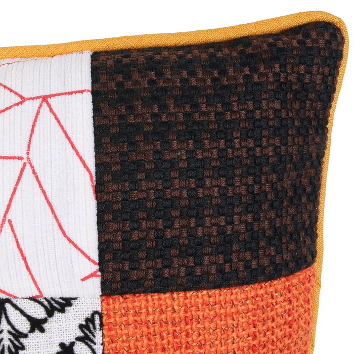 Home Deco Factory Cojín Patchwork 40x40 cm Desenfudable Home Deco Factory Cojín Patchwork 40x40 cm Desenfudable