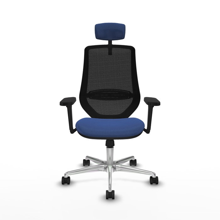 PIQUERAS Y CRESPO Silla de oficina Mardos con mecanismo Sincro, Azul marino y Negro PIQUERAS Y CRESPO Silla de oficina Mardos con mecanismo Sincro, Azul marino y Negro