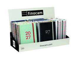 Finocam Agenda Anual 2027 Internacional Moda Espiral S/V + D/P Surtido