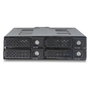 DeLOCK 47141 Bandeja de 5.25 pulg. para 4 x 2.5 pulg. SATA o SAS HDD/SSD con candado