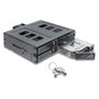 DeLOCK 47141 Bandeja de 5.25 pulg. para 4 x 2.5 pulg. SATA o SAS HDD/SSD con candado