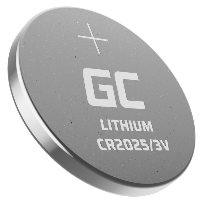 Green Cell Pack de 10 Baterías de Litio CR2025 3V 160mAh XCR04