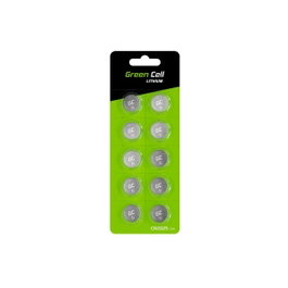 Green Cell Batería de Litio CR2025 3V 160mAh, 10 unidades