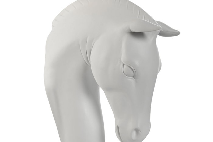 DKD Home Decor Lámpara de Aplique Resina Caballo Blanco