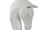 DKD Home Decor Lámpara de Aplique Resina Caballo Blanco