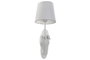 DKD Home Decor Lámpara de Aplique Resina Caballo Blanco