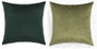 DKD Home Decor Funda Cojín Navidad Alpina Verde Chenilla 45x45 cm (4 Unidades)