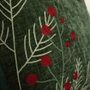 DKD Home Decor Funda Cojín Navidad Alpina Verde Chenilla 45x45 cm (4 Unidades)