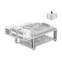 DeLOCK 18211 Montaje y Accesorios de Metal Plata para Raspberry Pi, Kit de Montaje