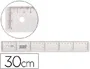 Liderpapel Regla Plástico Transparente 30 cm Liderpapel Regla Plástico Transparente 30 cm