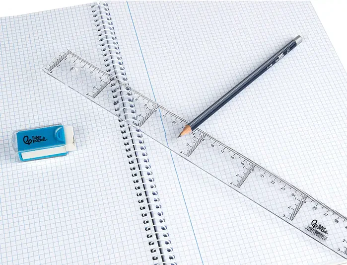Liderpapel Regla de plástico transparente 30 cm Liderpapel Regla de plástico transparente 30 cm
