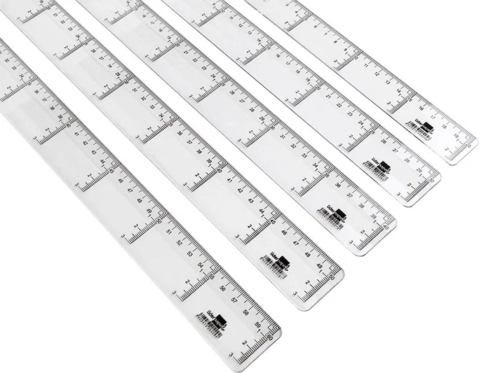 Liderpapel Regla Plástico Transparente 30 cm Liderpapel Regla Plástico Transparente 30 cm