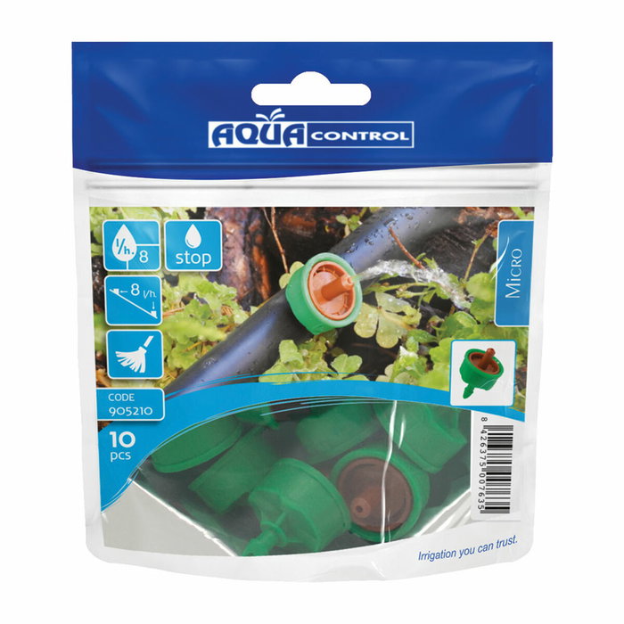 Aqua Control Goteros Stopper 8 l/h, 10 uds