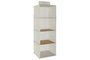 DKD Home Decor Organizador Colgante Bambú y Tela Natural 30x30x84