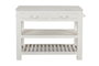 DKD Home Decor Isla Cocina India 1c24 Cottage Madera Marmol Blanco 119 x 70 x 93 cm