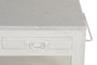 DKD Home Decor Isla Cocina India 1c24 Cottage Madera Marmol Blanco 119 x 70 x 93 cm