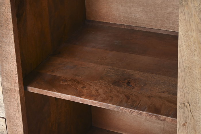 DKD Home Decor Vitrina Shabby Mango Cristal 165 x 45 x 210 cm