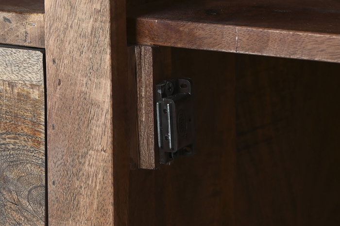 DKD Home Decor Vitrina Shabby Mango Cristal 165 x 45 x 210 cm