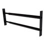 Mottez Barra de seguridad extensible, 55 - 103 cm, 2 barras
