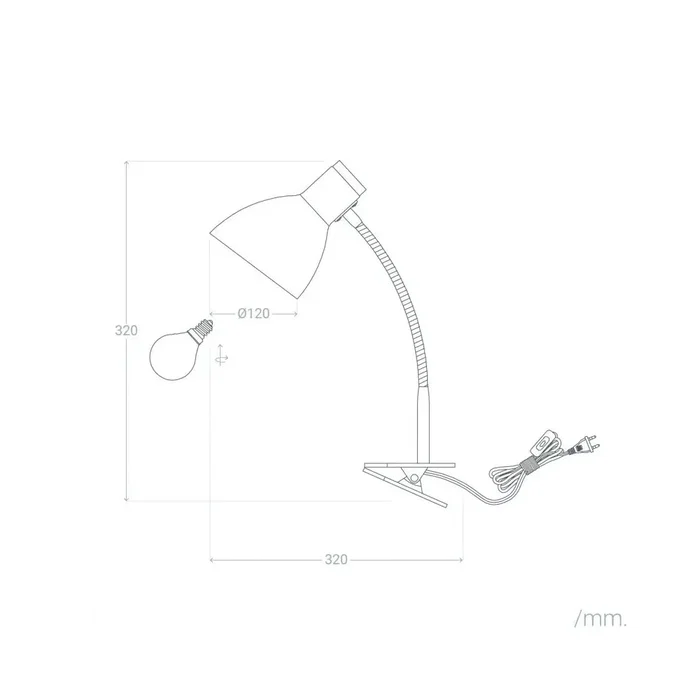 Lámpara de Mesa Chishui SKD-T1005