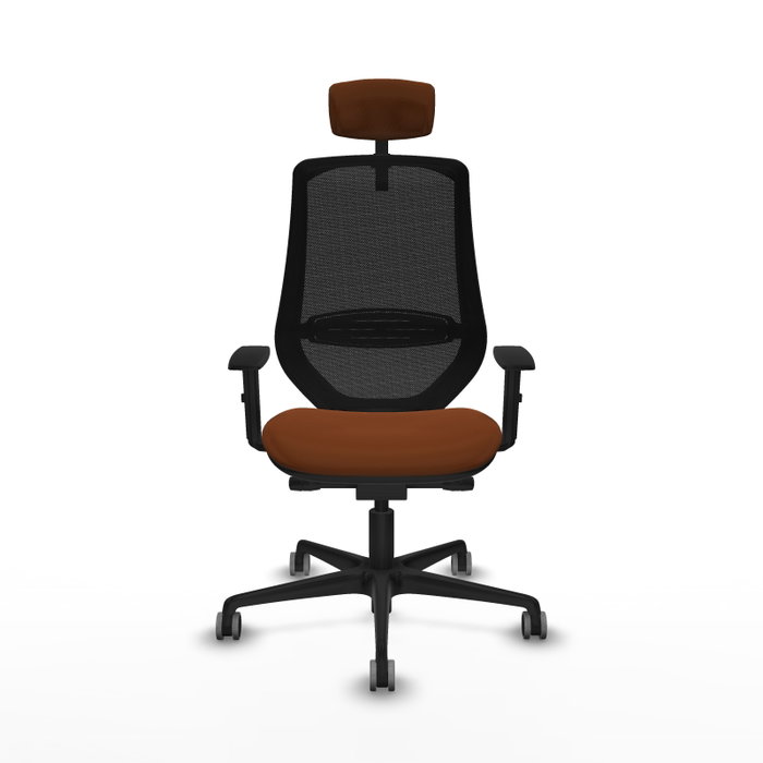 PIQUERAS Y CRESPO Silla de oficina Mardos con mecanismo Sincro/Traslack Marrón y Negro PIQUERAS Y CRESPO Silla de oficina Mardos con mecanismo Sincro/Traslack Marrón y Negro