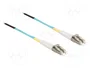 DeLOCK 86549 Cable de fibra óptica LC a LC multimodo OM3 0,5 m