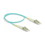 DeLOCK 86549 Cable de fibra óptica LC a LC multimodo OM3 0,5 m