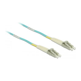 DeLOCK 86549 Cable de fibra óptica LC a LC multimodo OM3 0,5 m