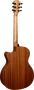 LAG Guitarra Acústica Electroacústica Tramontane T70 A/E Cutaway Auditorium Natural