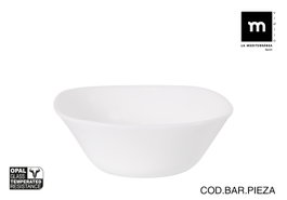 La Mediterranea Bol de Opalina Palaos 15x15x5 cm de 232g (Pack de 48) lifespans-sku: B15VRVS4PZ