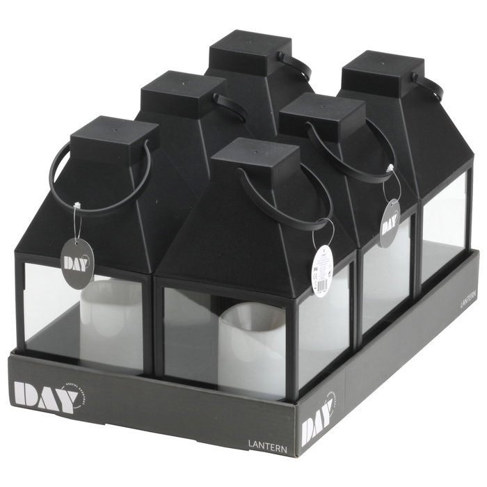 Day Farolillo LED Exterior con Temporizador y Llama Titilante 25,5 cm