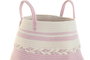 DKD Home Decor Cesta Basicos 30x45x30cm Rosa Gris (4 Unidades)