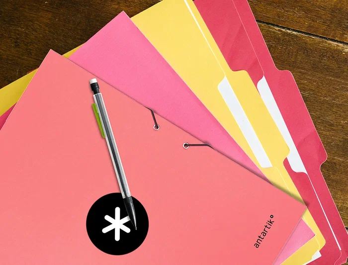 Antartik Carpeta de Gomas Tres Solapas Cartón Forrado A4 Color Coral