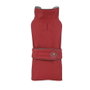 Nayeco Impermeable para Perro Dancing Rain Cerrado Rojo 20 cm, Ropa para Mascotas Resistente al Agua para Paseos Seguros en Días de Lluvia