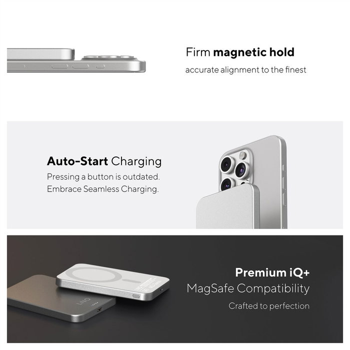 Power bank magnetica wireless 5000mah plata linq 5000mah/ carga inalÁmbrica y magnÉtica, 1xusb-c pd hasta 20w Power bank magnetica wireless 5000mah plata linq 5000mah/ carga inalÁmbrica y magnÉtica, 1xusb-c pd hasta 20w