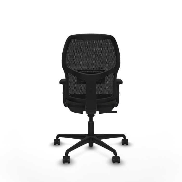 PIQUERAS Y CRESPO Alfera Silla de Oficina Sincro Malla Negra Bali Negro con Brazos 2D PIQUERAS Y CRESPO Alfera Silla de Oficina Sincro Malla Negra Bali Negro con Brazos 2D