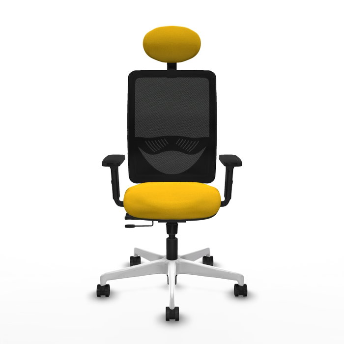 PIQUERAS Y CRESPO Silla de oficina Zulema Amarillo y Negro PIQUERAS Y CRESPO Silla de oficina Zulema Amarillo y Negro