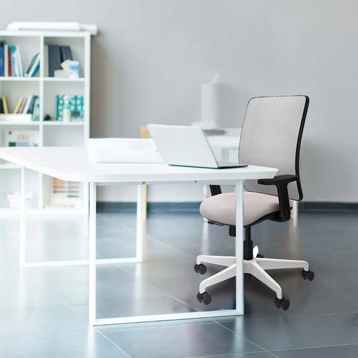 PIQUERAS Y CRESPO Silla de oficina Zulema con mecanismo Sincro/Traslack, Azul claro y Negro PIQUERAS Y CRESPO Silla de oficina Zulema con mecanismo Sincro/Traslack, Azul claro y Negro