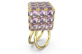 Swarovski Anillo 5633642 Morado Acero Inoxidable Talla 52