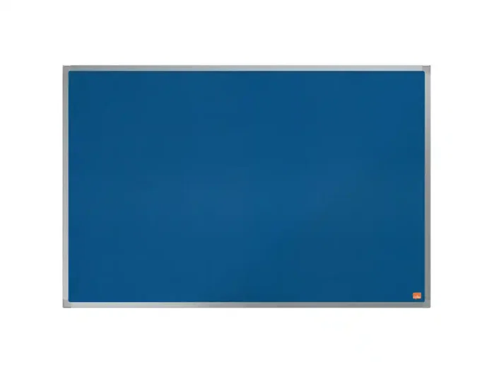 NOBO Tablero de anuncios Essence fieltro azul 90x60 cm