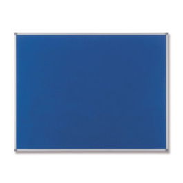 Tablero Fieltro Nobo Essence Marco Aluminio 90X60 Cm Azul