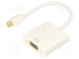 ART Convertidor de mini DisplayPort a D-Sub 15pin HD, 0,15m, Blanco